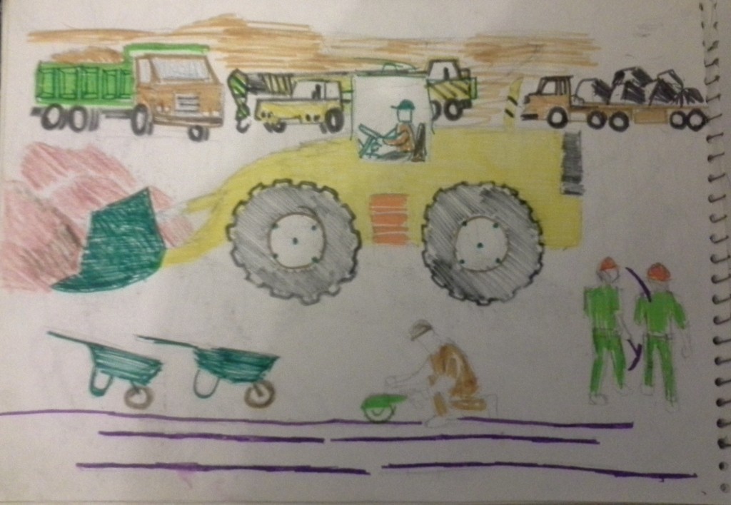 نقاشی در کودکی از مهندس علی قربانی